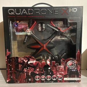 QUADRONE X- HD DRONE WITH Video HD CAMERA 13 X 13 X 3.75"--NEW Never used